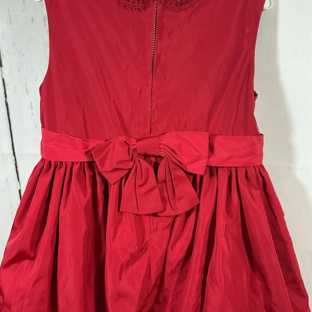 Jason Wu Neiman Marcus x Target Girls Dress 3T Red Holiday Party Lace Collar Bow